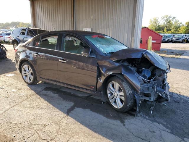 1G1PG5SB7F7157734 - 2015 CHEVROLET CRUZE LTZ GRAY photo 4