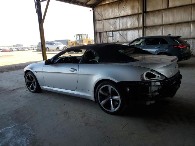 WBAEB5C5XAC225821 - 2010 BMW 650 I SILVER photo 2