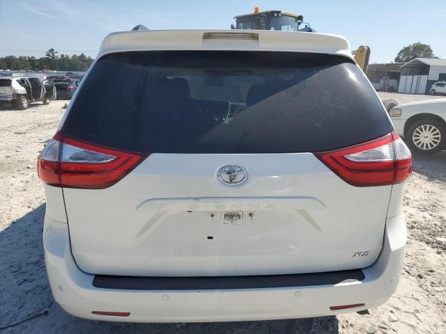 5TDYK3DC2FS683487 - 2015 TOYOTA SIENNA XLE WHITE photo 6