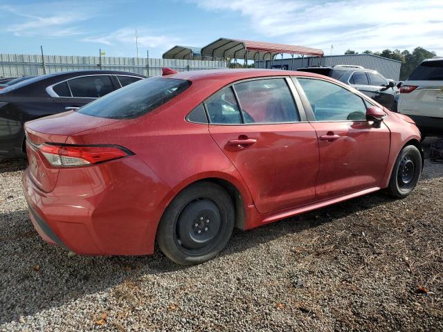 5YFEPRAE9LP101581 - 2020 TOYOTA COROLLA LE RED photo 3