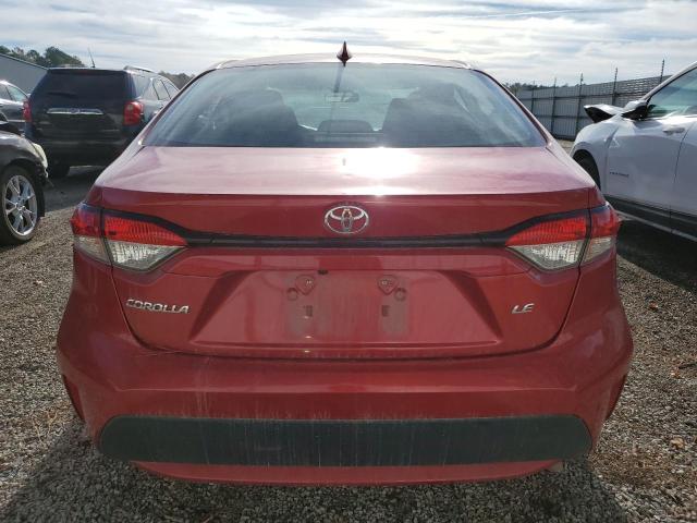 5YFEPRAE9LP101581 - 2020 TOYOTA COROLLA LE RED photo 6