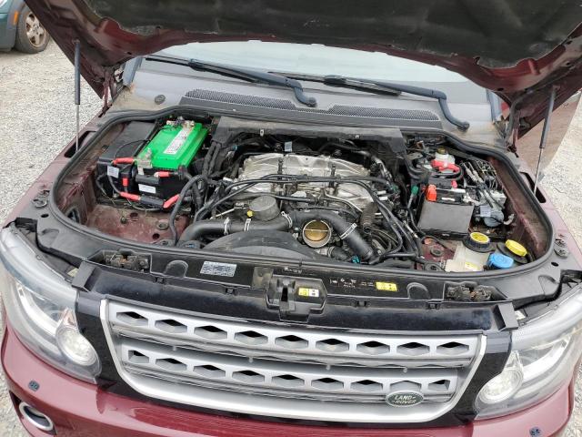 SALAB2V67FA765662 - 2015 LAND ROVER LR4 ბურგუნდია ფოტო 12