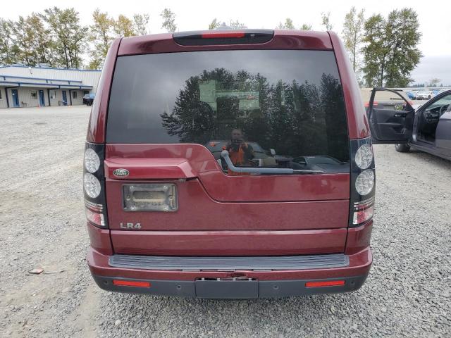 SALAB2V67FA765662 - 2015 LAND ROVER LR4 ბურგუნდია ფოტო 6