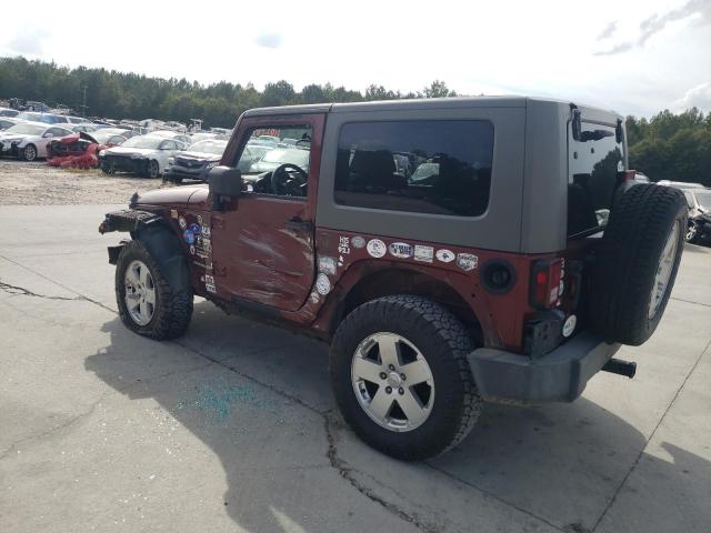 1J4FA54147L130213 - 2007 JEEP WRANGLER SAHARA MAROON photo 2