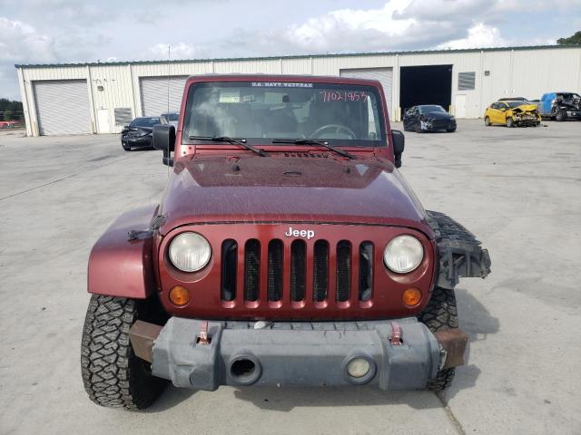 1J4FA54147L130213 - 2007 JEEP WRANGLER SAHARA MAROON photo 5