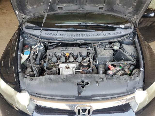 1HGFA16528L024960 - 2008 HONDA CIVIC LX BLACK photo 11