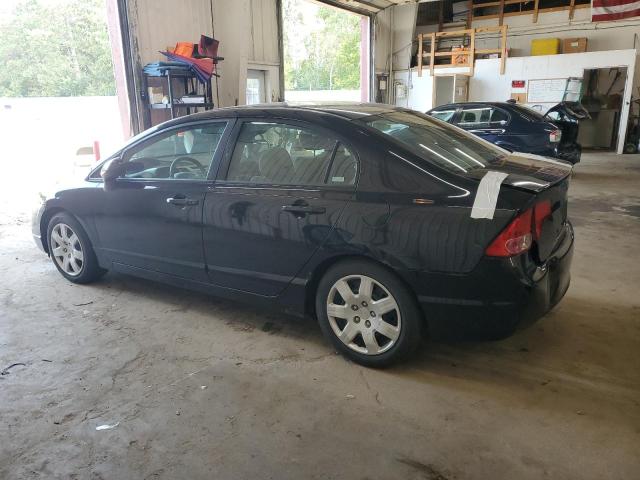 1HGFA16528L024960 - 2008 HONDA CIVIC LX BLACK photo 2