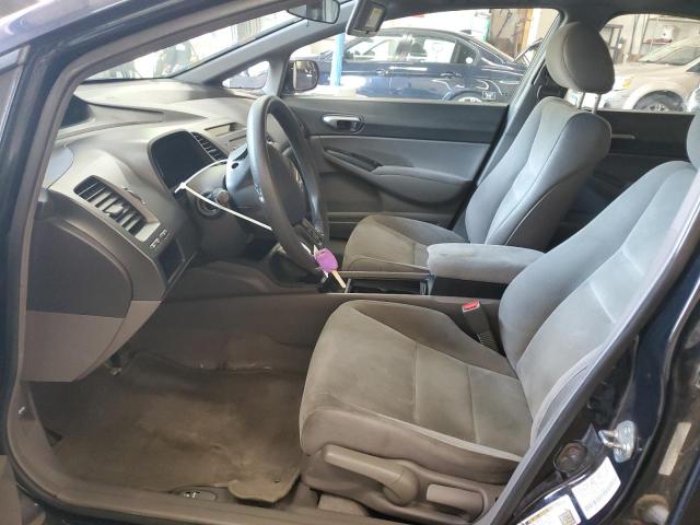 1HGFA16528L024960 - 2008 HONDA CIVIC LX BLACK photo 7