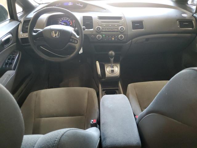 1HGFA16528L024960 - 2008 HONDA CIVIC LX BLACK photo 8