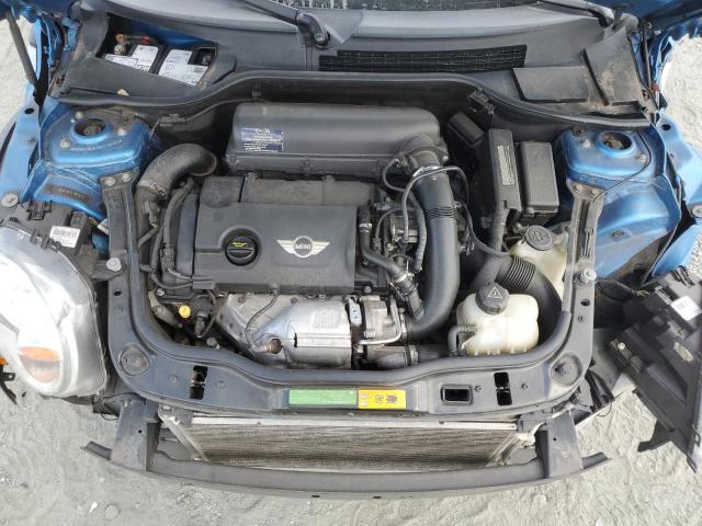 WMWSV3C57BTY10792 - 2011 MINI COOPER S BLUE photo 11