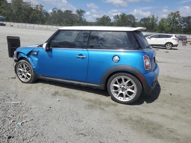 WMWSV3C57BTY10792 - 2011 MINI COOPER S BLUE photo 2