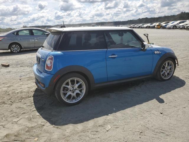 WMWSV3C57BTY10792 - 2011 MINI COOPER S BLUE photo 3