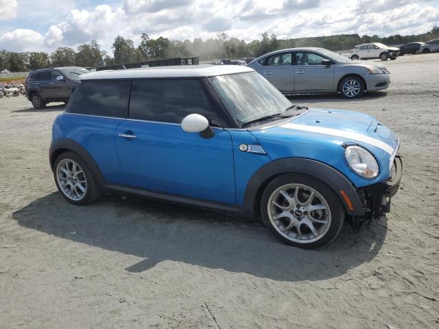 WMWSV3C57BTY10792 - 2011 MINI COOPER S BLUE photo 4