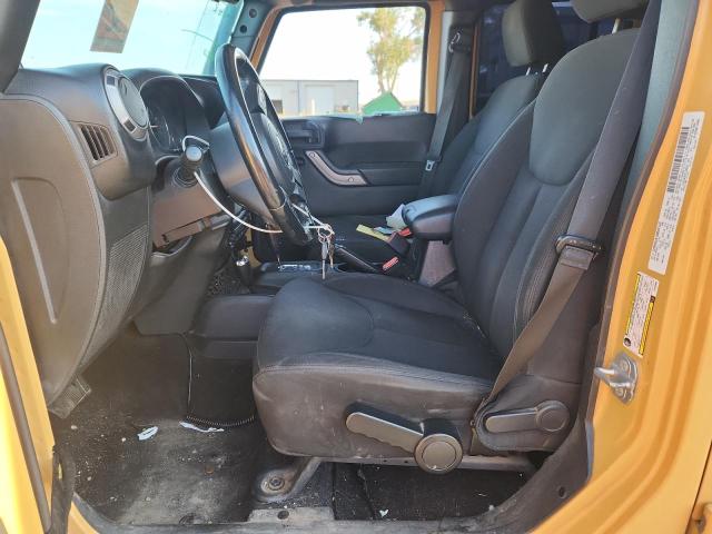 1C4BJWDG3EL236583 - 2014 JEEP WRANGLER U SPORT CREAM photo 7