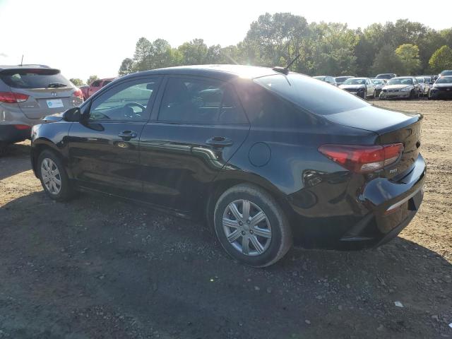 3KPA24AD7NE507595 - 2022 KIA RIO LX BLACK photo 2