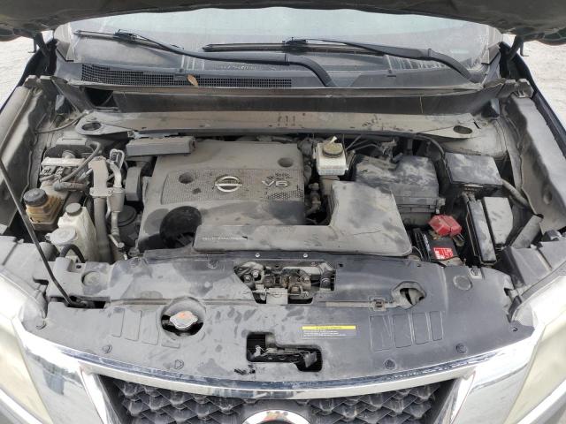 5N1AR2MM1FC708151 - 2015 NISSAN PATHFINDER S GRAY photo 12
