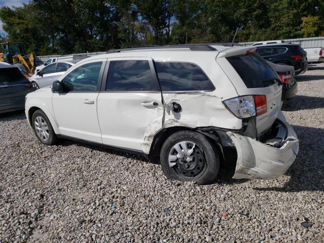 3C4PDCAB1LT279440 - 2020 DODGE JOURNEY SE WHITE photo 2