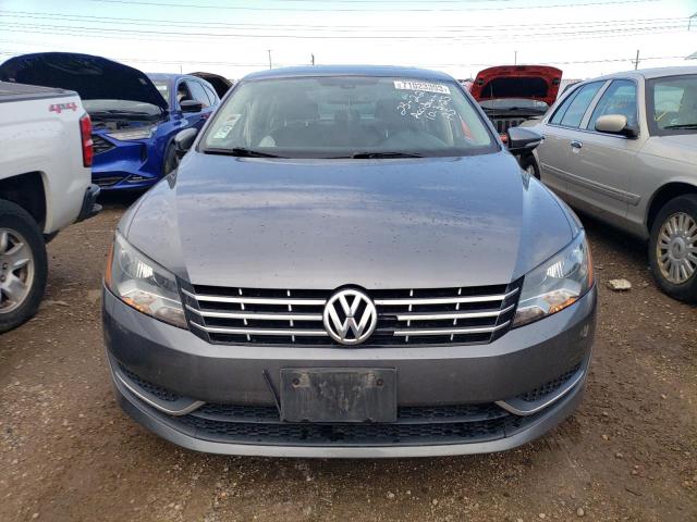 1VWCH7A35CC034801 - 2012 VOLKSWAGEN PASSAT SEL GRAY photo 5