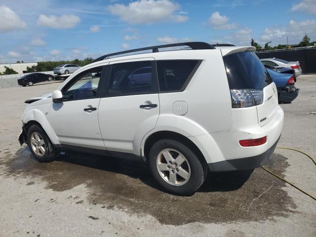 JA4MS31X57Z008314 - 2007 MITSUBISHI OUTLANDER ES WHITE photo 2