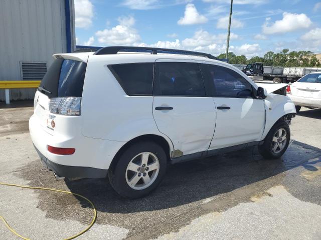 JA4MS31X57Z008314 - 2007 MITSUBISHI OUTLANDER ES WHITE photo 3