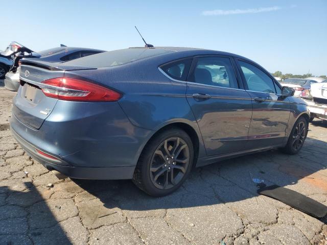3FA6P0HD8JR210317 - 2018 FORD FUSION SE ლურჯი ფოტო 3