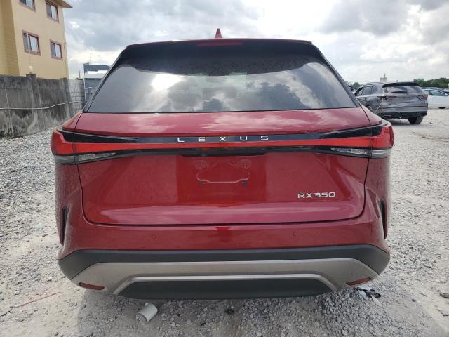 2T2BAMBA2RC036936 - 2024 LEXUS RX 350 BASE Tünd qırmızı foto 6