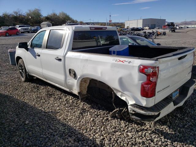 1GCPDBEK6NZ588062 - 2022 CHEVROLET SILVERADO K1500 CUSTOM WHITE photo 2