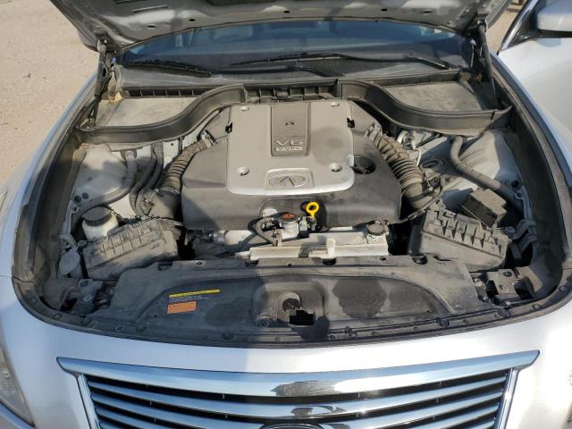 JN1CV6AR1DM357137 - 2013 INFINITI G37 GRAY photo 11