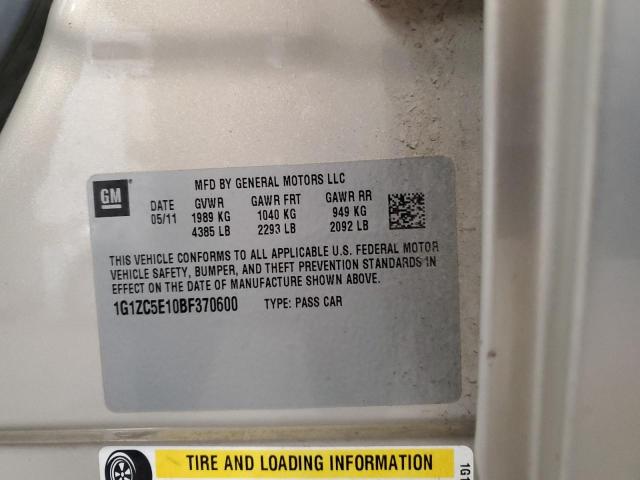 1G1ZC5E10BF370600 - 2011 CHEVROLET MALIBU 1LT 米色 照片 13