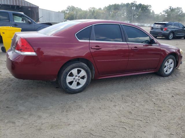 2G1WB5EK4A1233017 - 2010 CHEVROLET IMPALA LT Burdeos foto 3