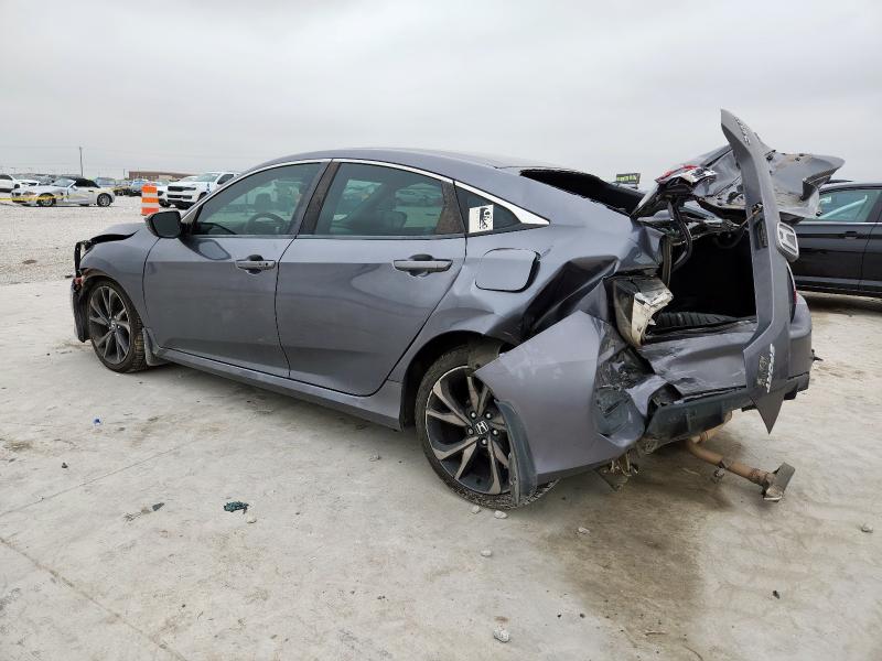 2HGFC2F82LH543961 - 2020 HONDA CIVIC SPORT GRAY photo 2