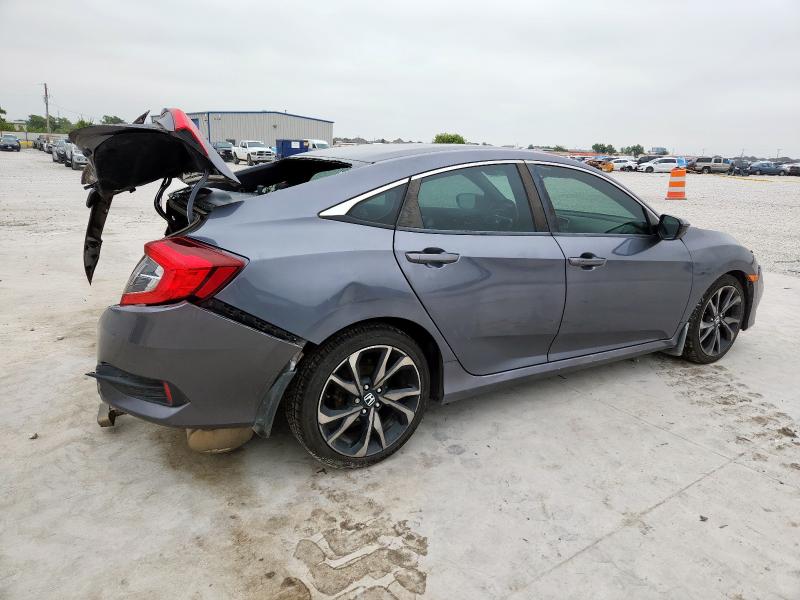 2HGFC2F82LH543961 - 2020 HONDA CIVIC SPORT GRAY photo 3