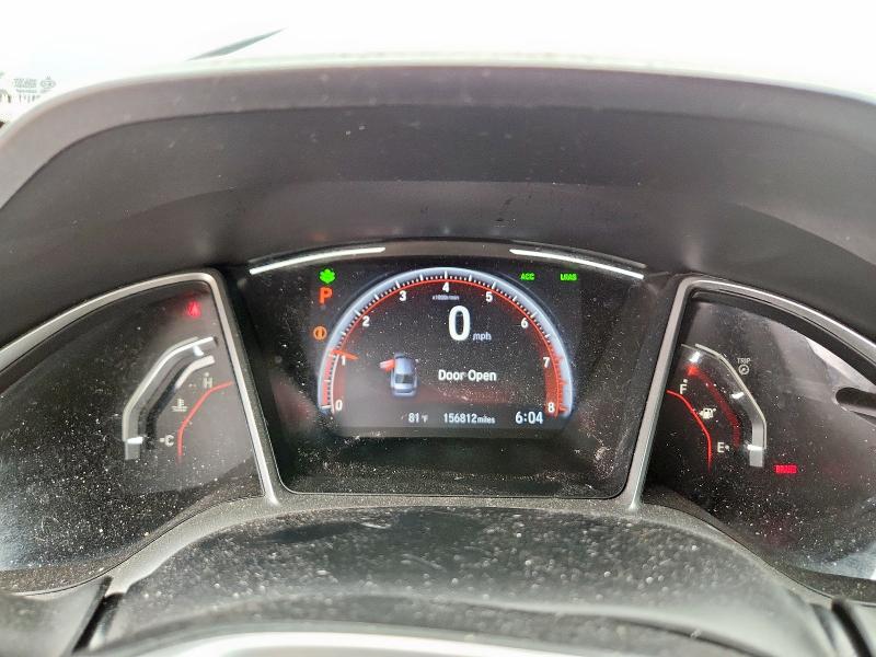 2HGFC2F82LH543961 - 2020 HONDA CIVIC SPORT GRAY photo 9