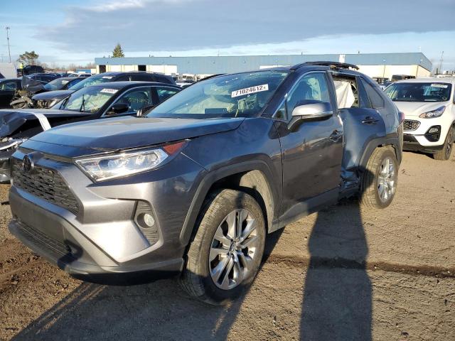 2T3C1RFV0MC108364 - 2021 TOYOTA RAV4 XLE PREMIUM GRAY photo 1