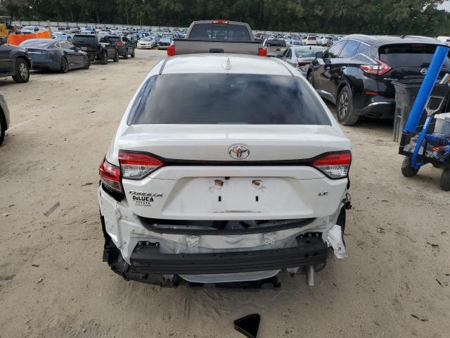 JTDEPRAE2LJ077242 - 2020 TOYOTA COROLLA LE WHITE photo 6