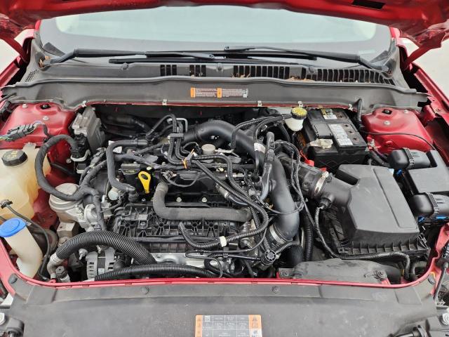 3FA6P0CD0LR226327 - 2020 FORD FUSION SEL RED photo 11