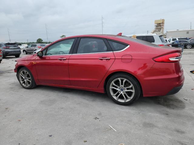 3FA6P0CD0LR226327 - 2020 FORD FUSION SEL RED photo 2