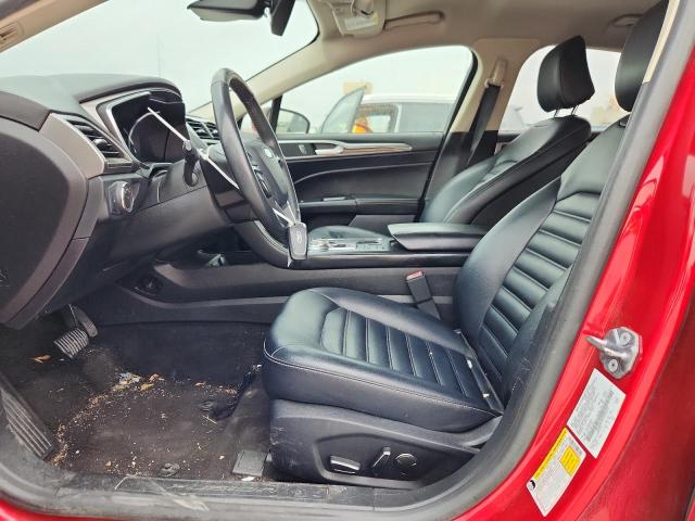 3FA6P0CD0LR226327 - 2020 FORD FUSION SEL RED photo 7