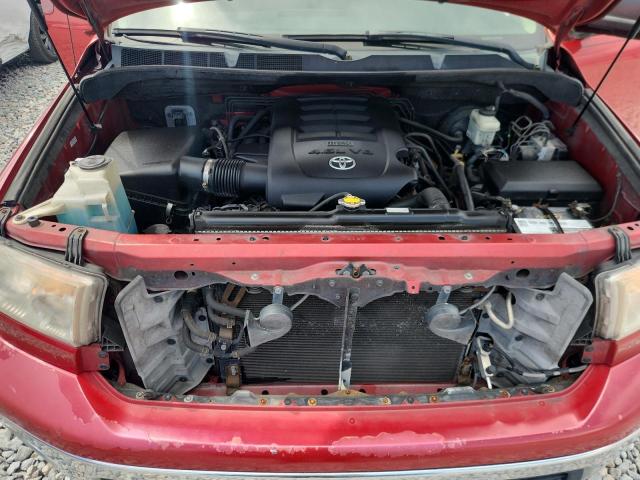 5TFRM5F16BX022247 - 2011 TOYOTA TUNDRA DOUBLE CAB SR5 RED photo 11