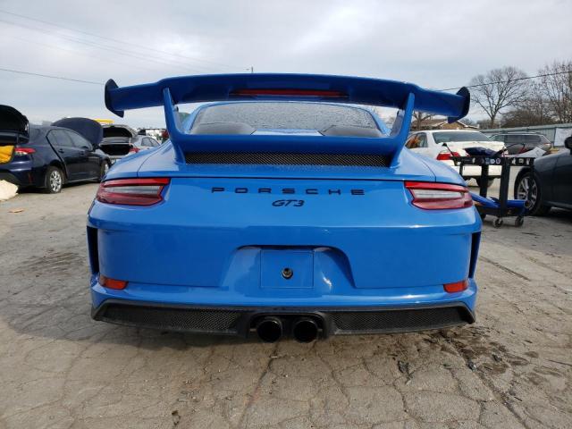 WP0AC2A99JS176216 - 2018 PORSCHE 911 GT3 BLUE photo 6