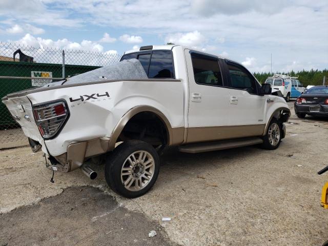 1FTFW1CT2DKF91222 - 2013 FORD F150 SUPERCREW WHITE photo 3