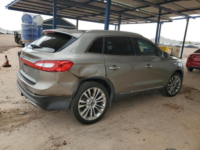 2LMPJ8LP9GBL61836 - 2016 LINCOLN MKX RESERVE Бежевий фото 3