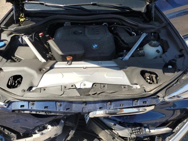 5UXTY5C08M9F79904 - 2021 BMW X3 XDRIVE30I BLUE photo 12