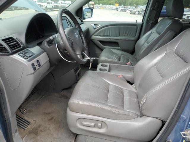 5FNRL3H70AB043774 - 2010 HONDA ODYSSEY EXL BLUE photo 7