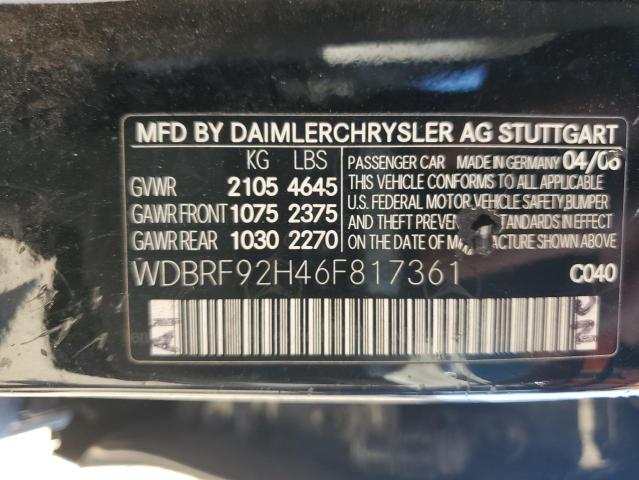 WDBRF92H46F817361 - 2006 MERCEDES-BENZ C 280 4MATIC BLACK photo 12