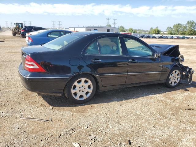 WDBRF92H46F817361 - 2006 MERCEDES-BENZ C 280 4MATIC BLACK photo 3