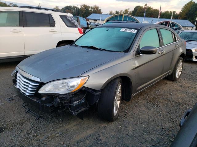 1C3CCBAB4DN735853 - 2013 CHRYSLER 200 LX GRAY photo 1