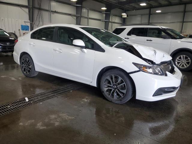 19XFB2F85DE013336 - 2013 HONDA CIVIC EX WHITE photo 4