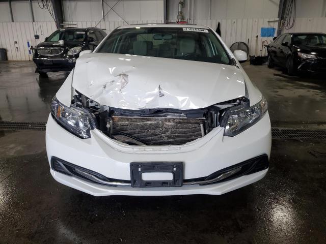 19XFB2F85DE013336 - 2013 HONDA CIVIC EX WHITE photo 5