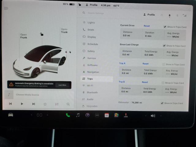 5YJ3E1EB0KF365653 - 2019 TESLA MODEL 3 თეთრი ფოტო 9